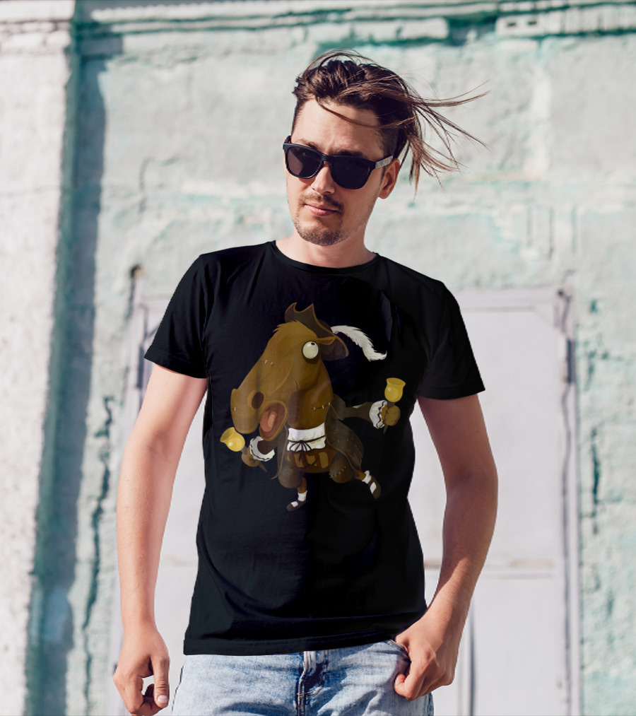 Funny Horse Joke For Horse Lovers Bell-Ringing 18th Century T-Shirt