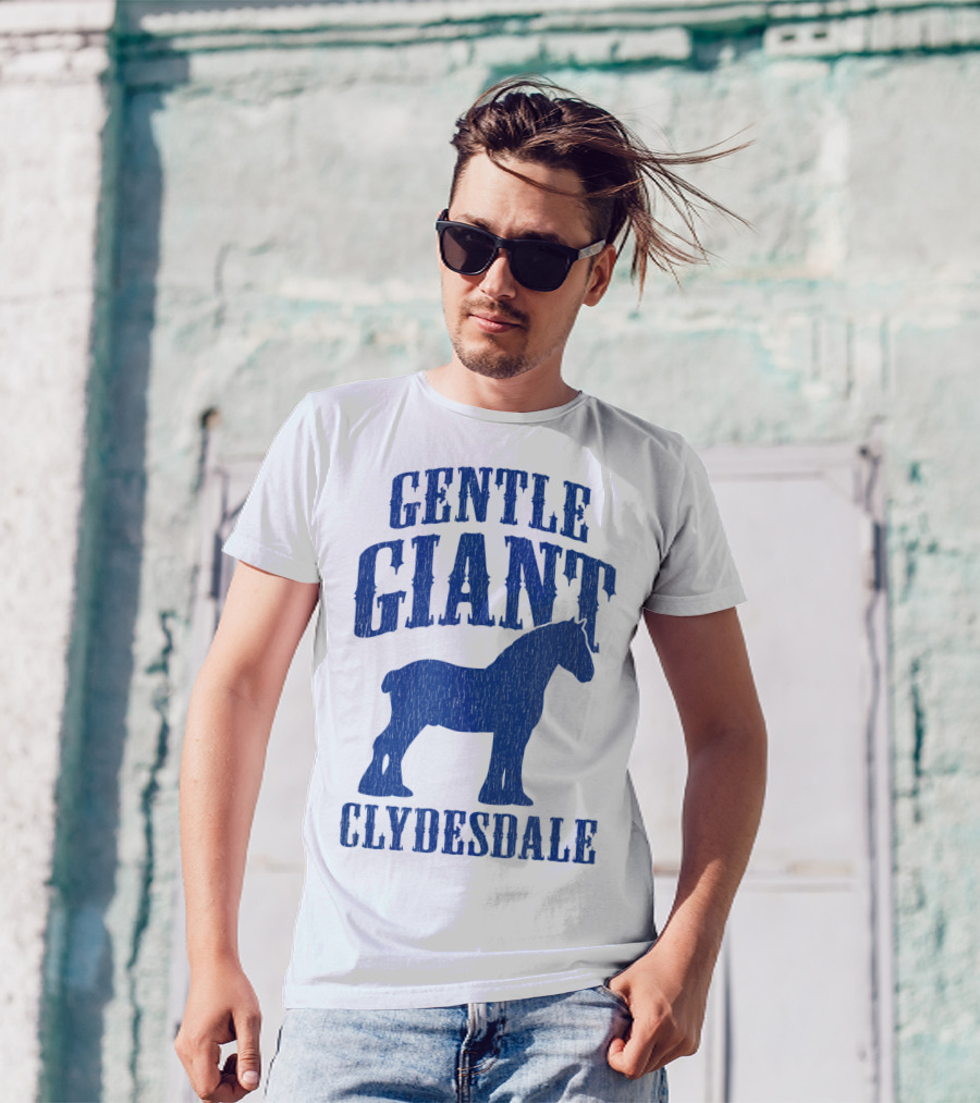Gentle Giant Clydesdale Draft Horse T-Shirt