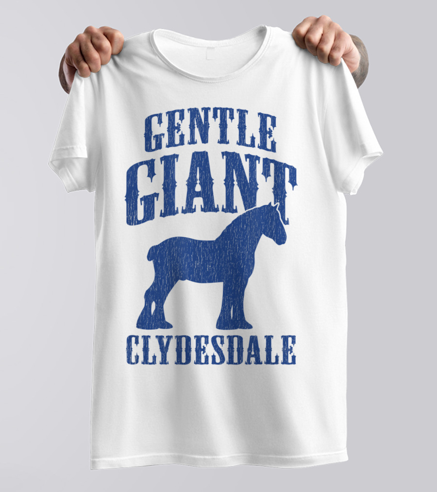 Gentle Giant Clydesdale Draft Horse T-Shirt