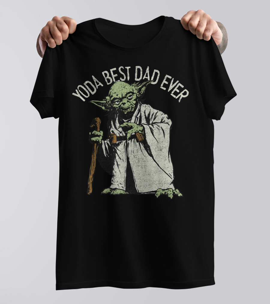 Yoda Best Dad Ever Star Wars Iconic Jedi Master T-Shirt