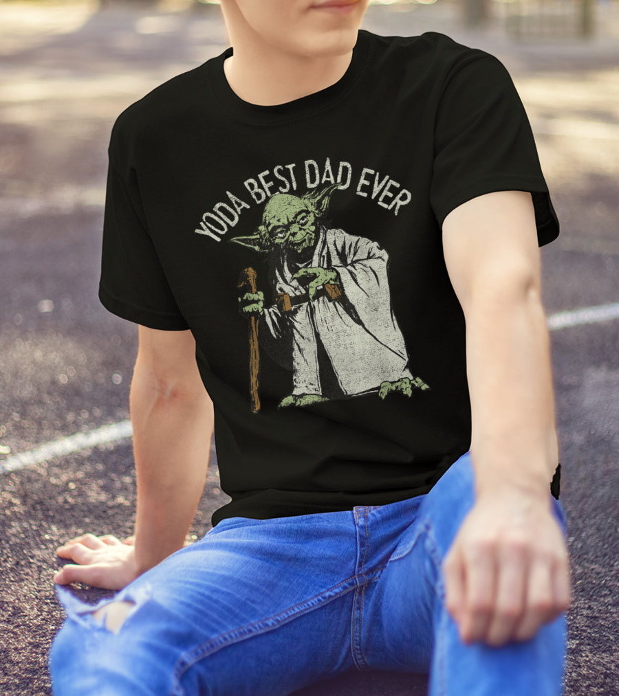 Yoda Best Dad Ever Star Wars Iconic Jedi Master T-Shirt