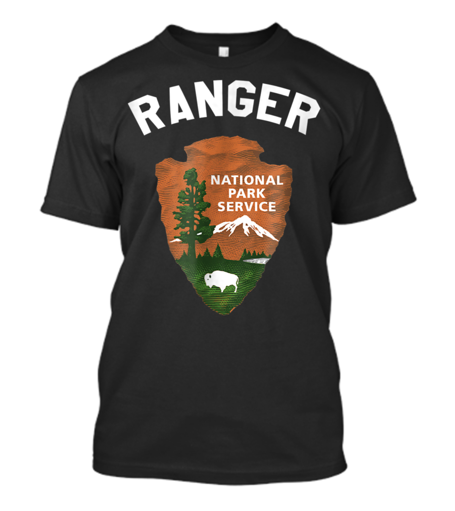 Ranger National Park Service Camping Hiking T-Shirt