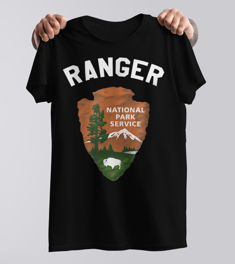 Ranger National Park Service Camping Hiking T-Shirt