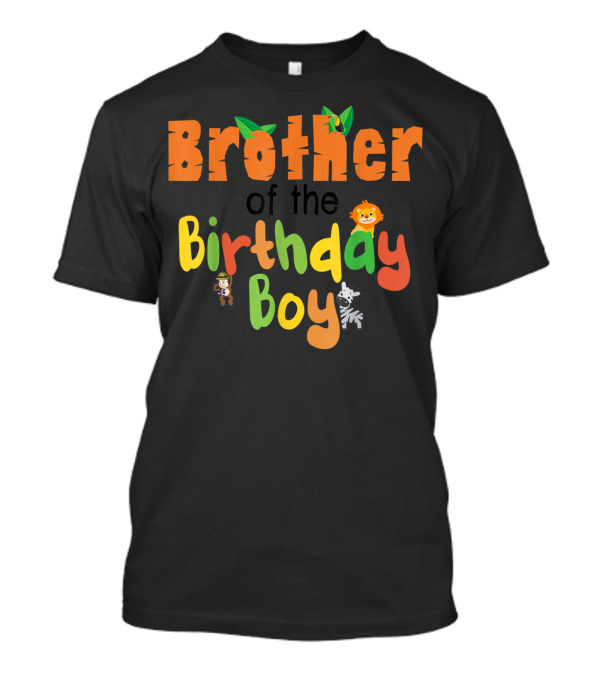 Brother Of The Birthday Boy Zoo Jungle Costume Party T-Shirt