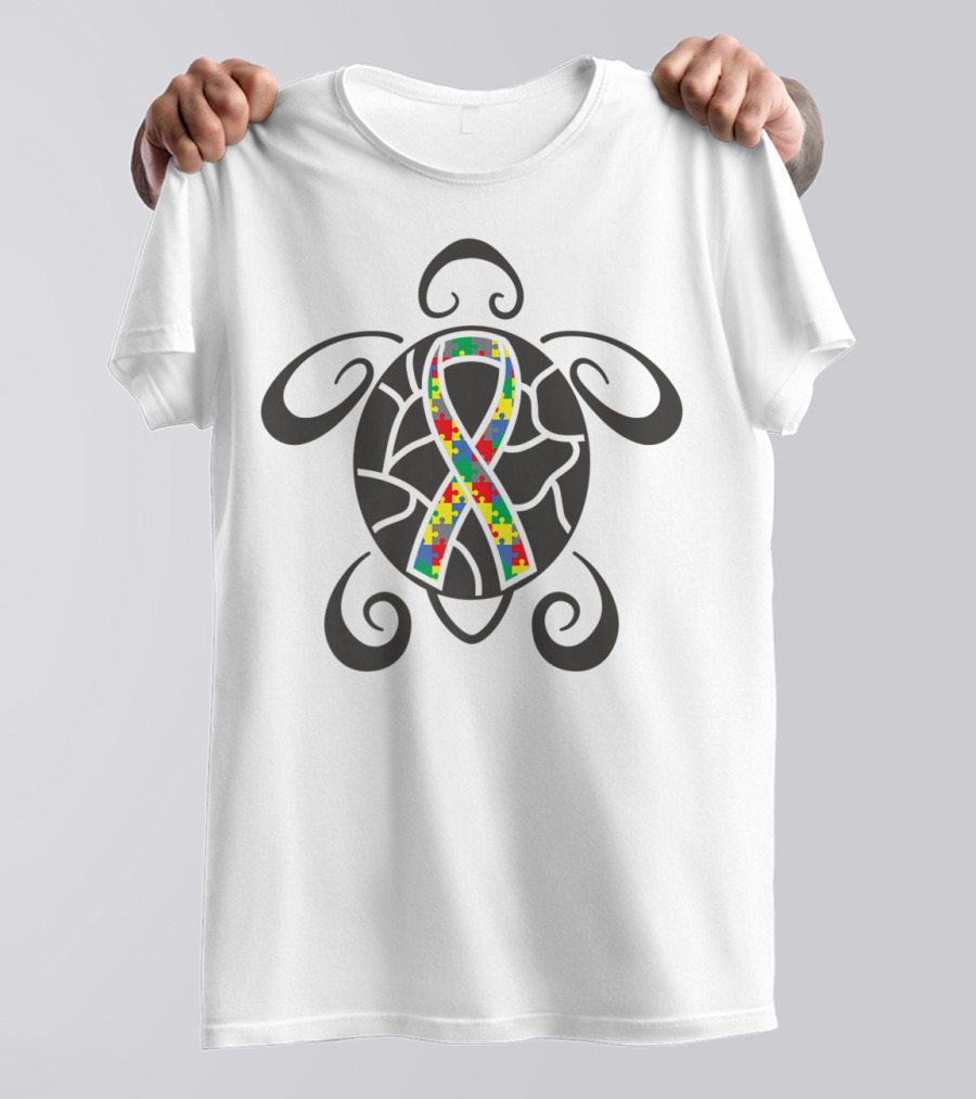 Autism Support Turtle Puzzle T-Shirt