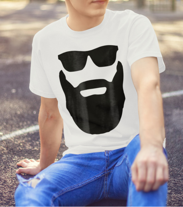 Beard And Sunglasses Iconic T-Shirt
