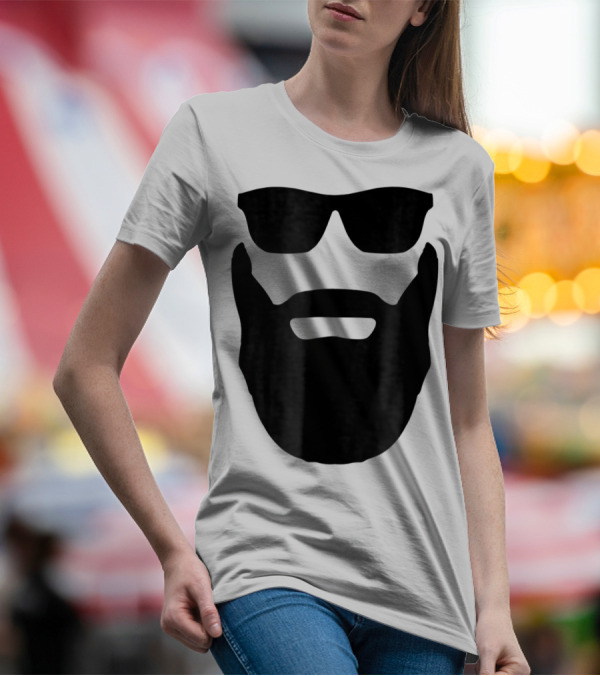 Beard And Sunglasses Iconic T-Shirt