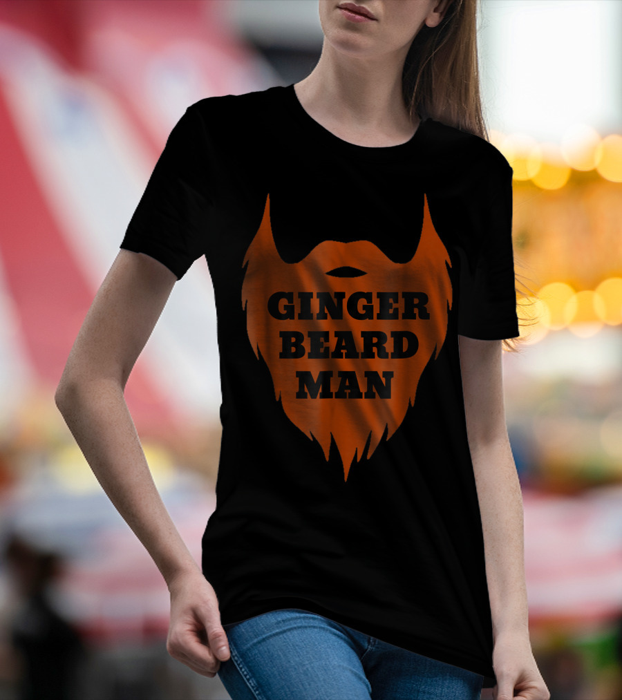 Ginger Beard Man Orange T-Shirt