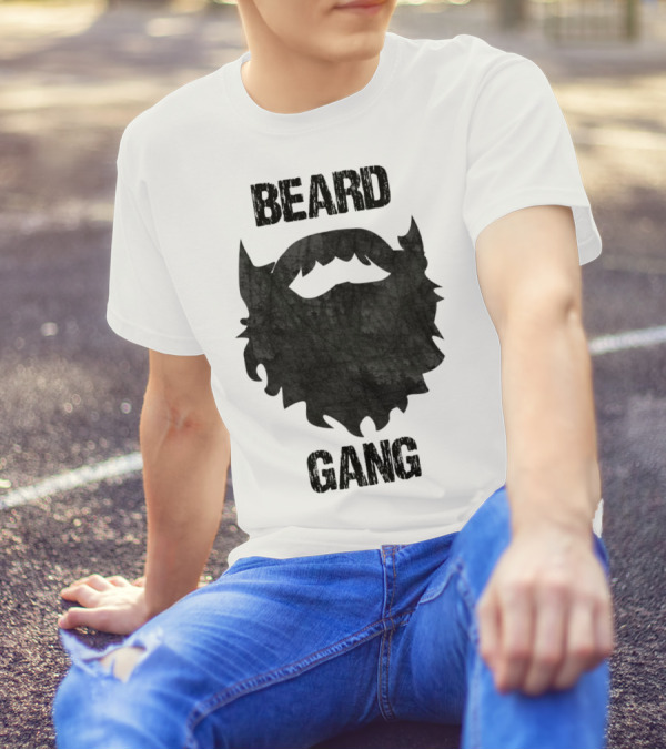 Beard Gang Mens Facial Hair Enthusiast T-Shirt