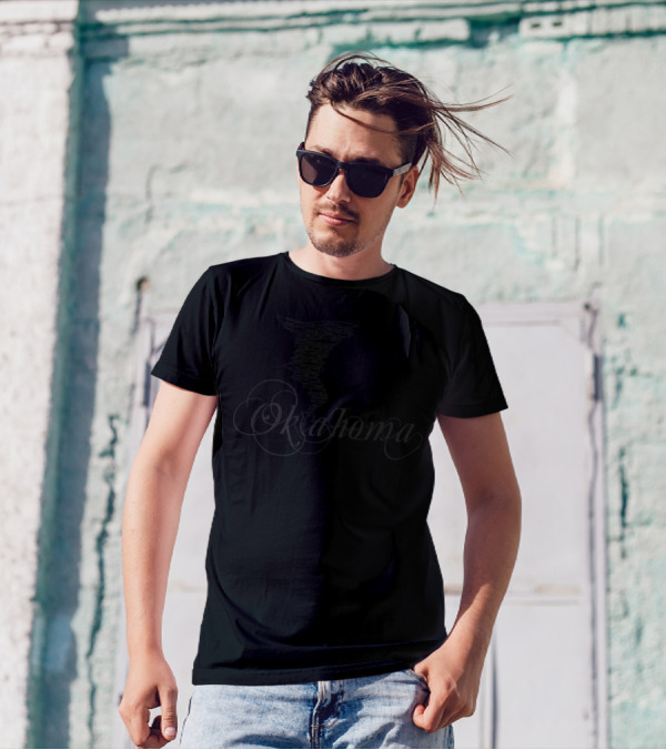 Funny Oklahoma Love Oklahoma Tornado Script Wordplay T-Shirt