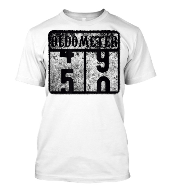 Oldometer 49 50 Birthday Milestone T-Shirt