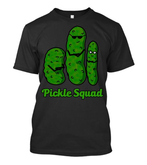 Pickle Squad Funny Pickled Cucumber Cool Dill T-Shirt