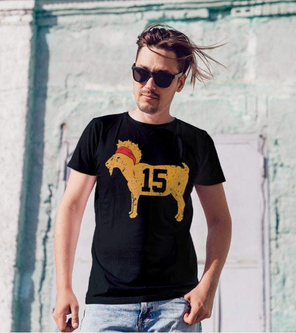Goat 15 Kansas City Pat M Homie Football Legend T-Shirt