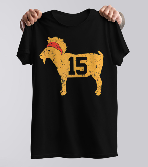 Goat 15 Kansas City Pat M Homie Football Legend T-Shirt