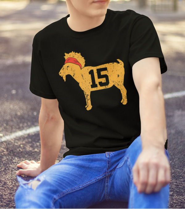 Goat 15 Kansas City Pat M Homie Football Legend T-Shirt