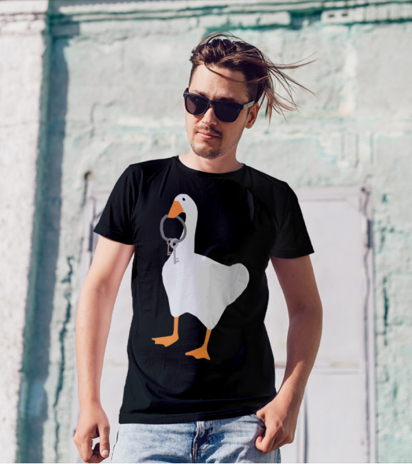 Untitled Goose Game Holding Keys T-Shirt