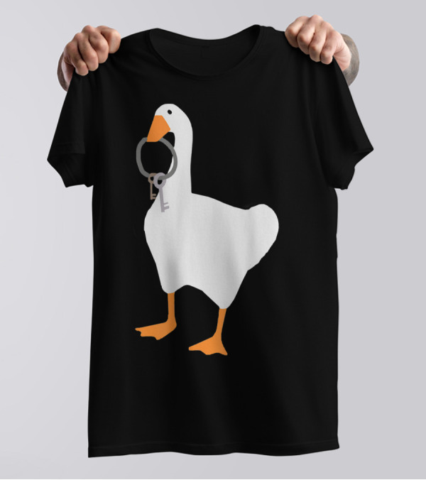 Untitled Goose Game Holding Keys T-Shirt