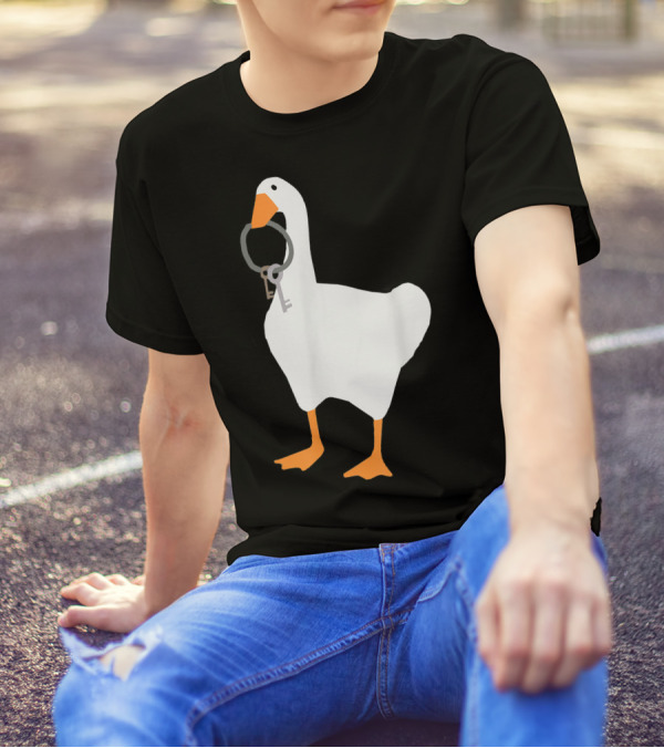 Untitled Goose Game Holding Keys T-Shirt