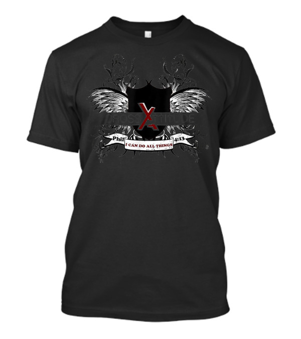 Cross Attitude Phil 4:13 I Can Do All Things Wings T-Shirt