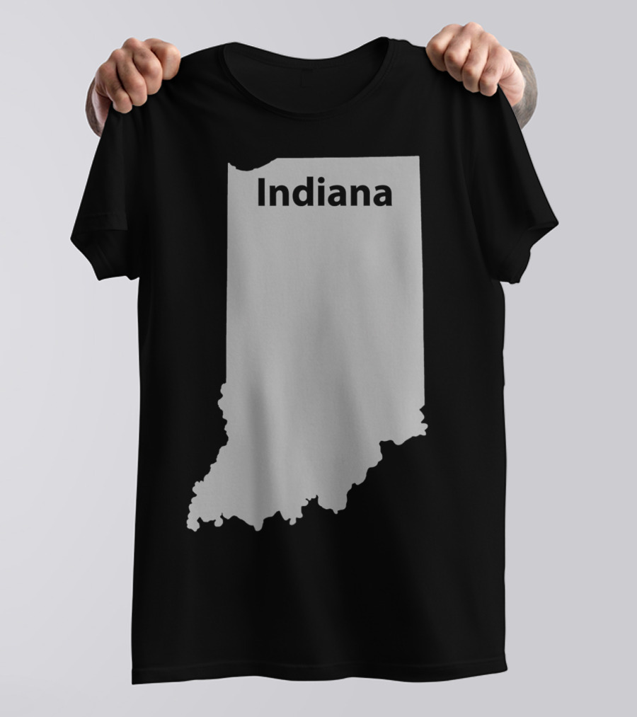 Indiana Map Home State Indiana T-Shirt