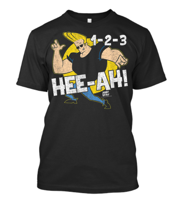 Johnny Bravo 1-2-3 Hee-Ah T-Shirt