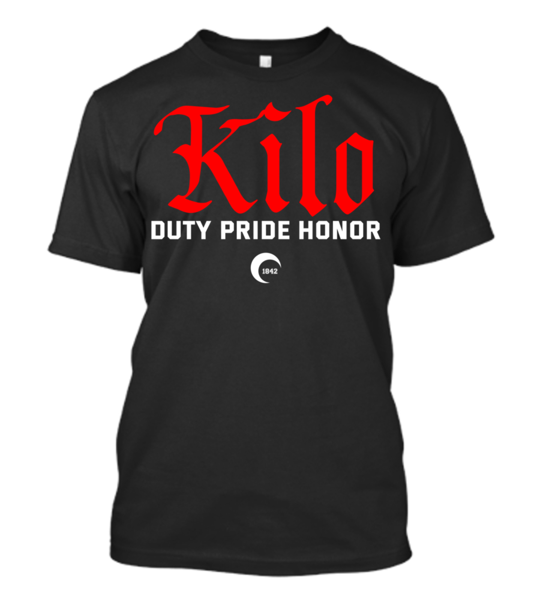 Kilo Duty Pride Honor 1842 South Carolina Military T-Shirt