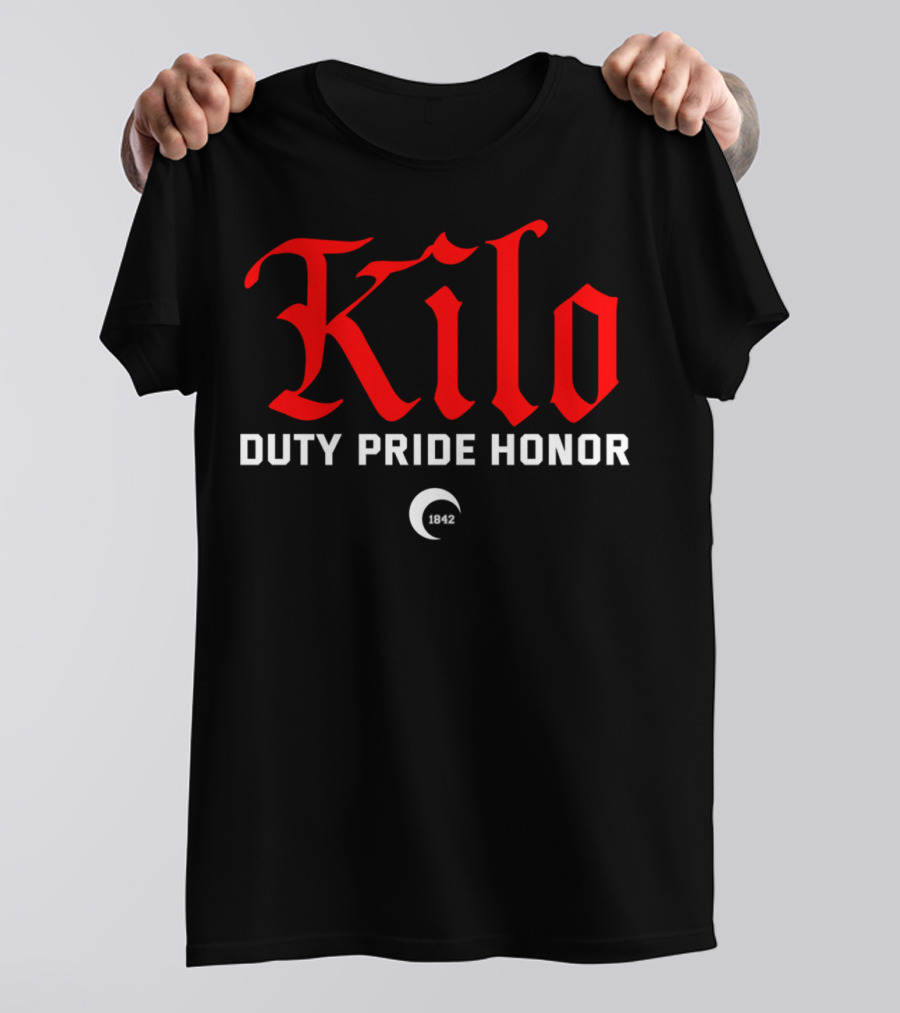 Kilo Duty Pride Honor 1842 South Carolina Military T-Shirt