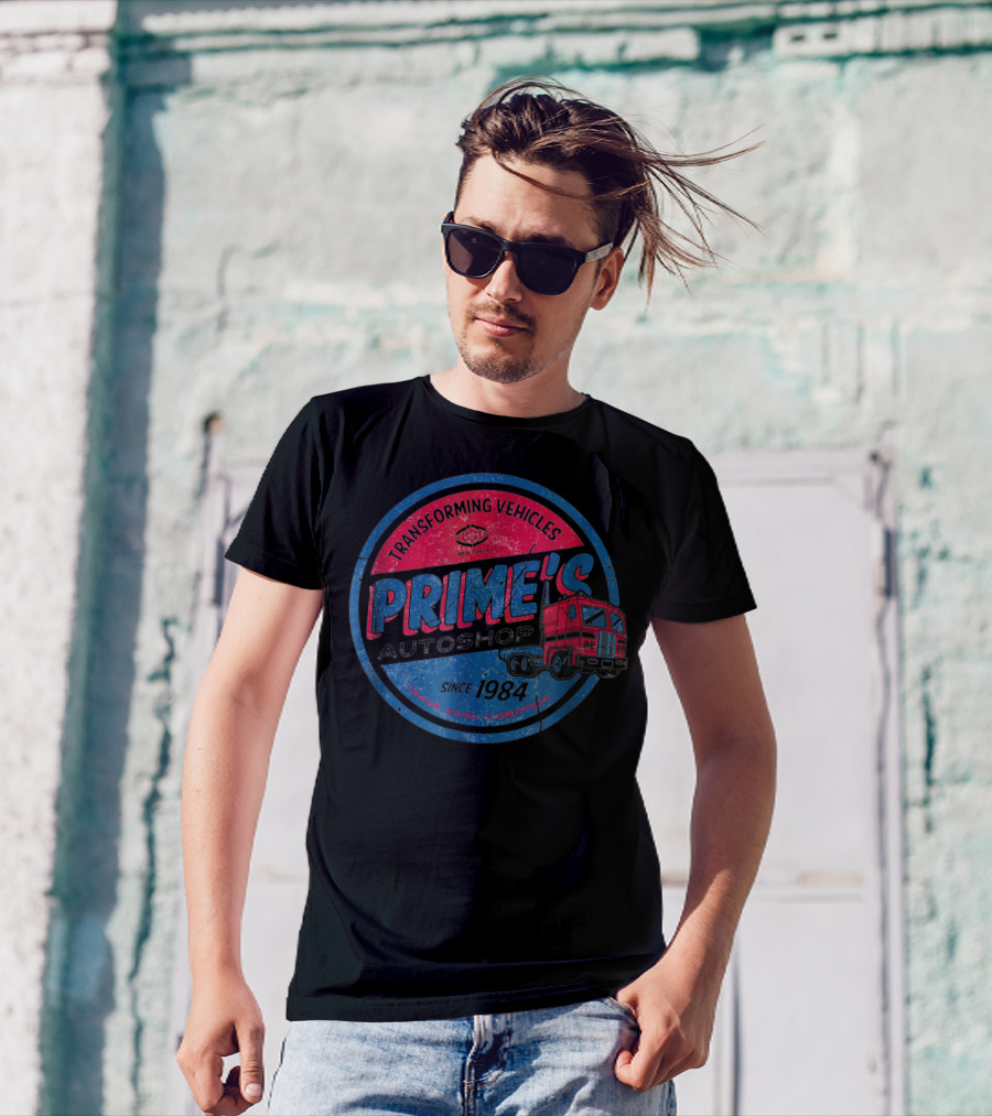 Transforming Vehicles Prime's Autoshop Since 1984 T-Shirt