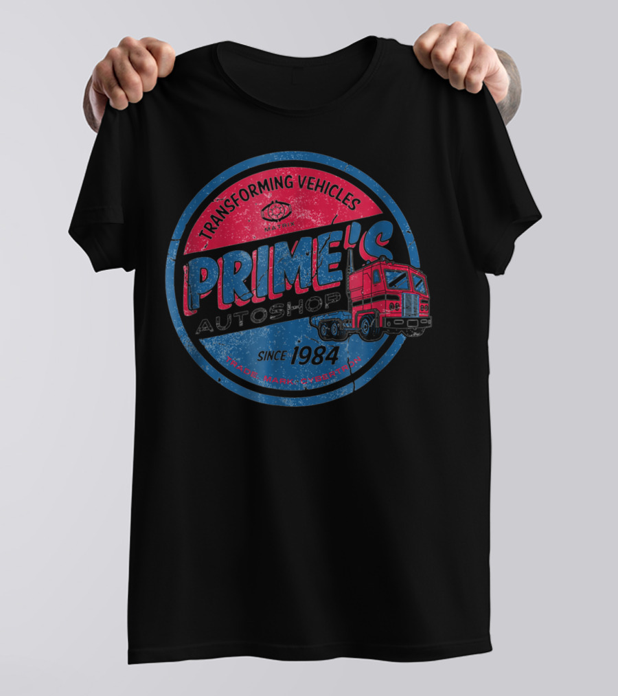 Transforming Vehicles Prime's Autoshop Since 1984 T-Shirt