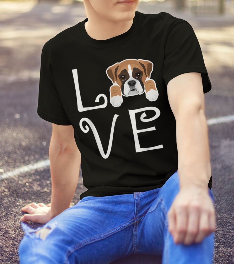 Boxer Love Dog Owner Puppy T-Shirt