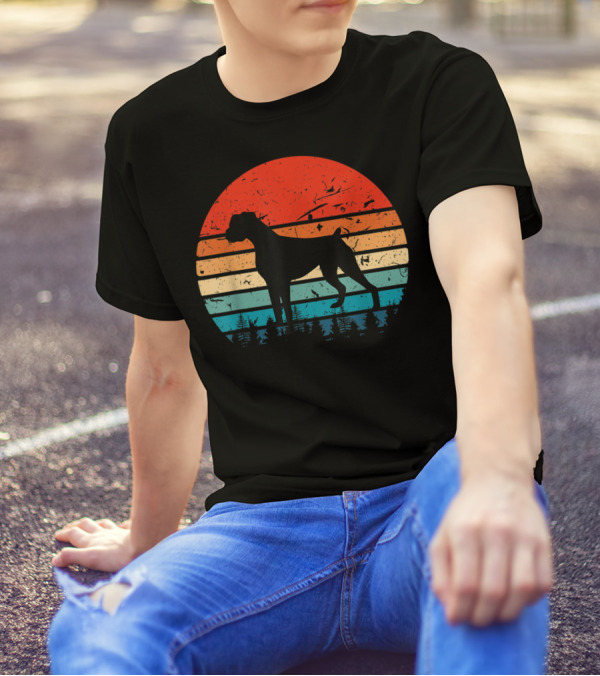 Vintage Boxer Retro Sunset T-Shirt