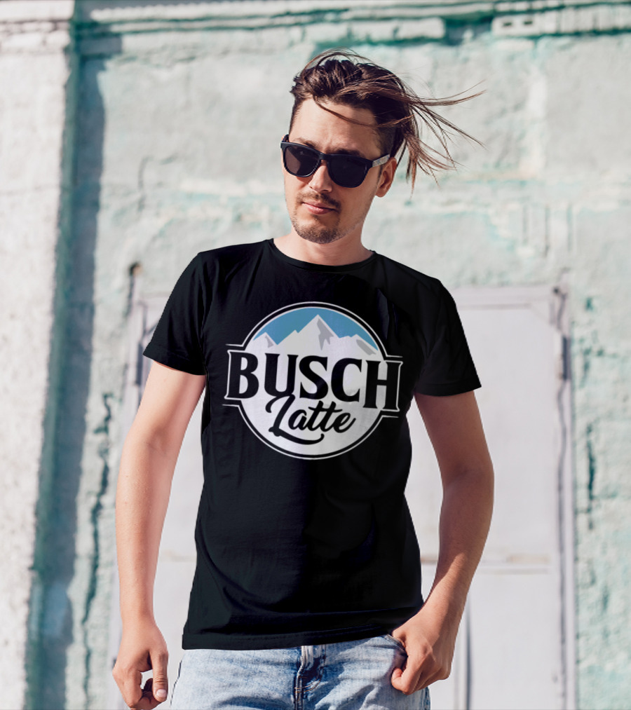 Busch Latte Mens Womens T-Shirt