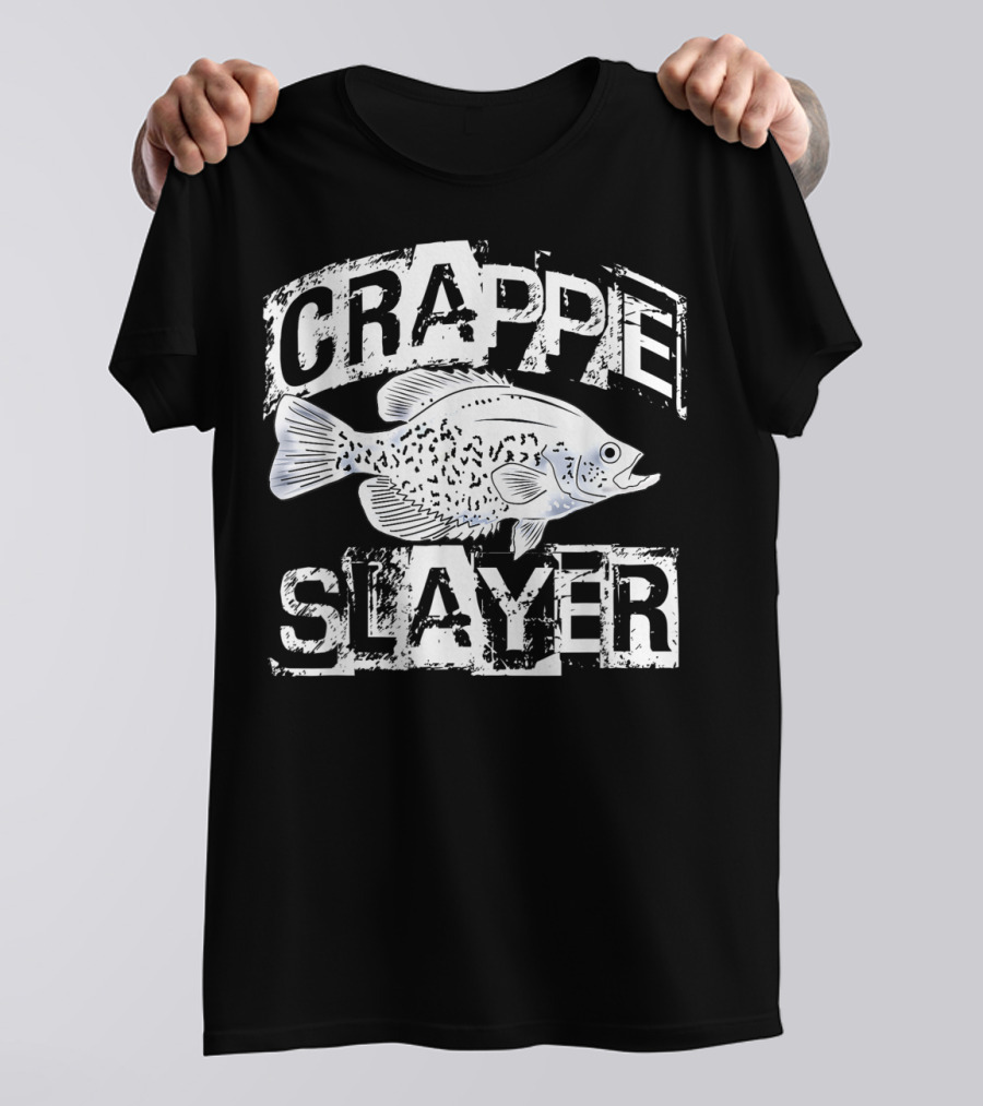 CRAPPIE SLAYER Freshwater Fish T-Shirt