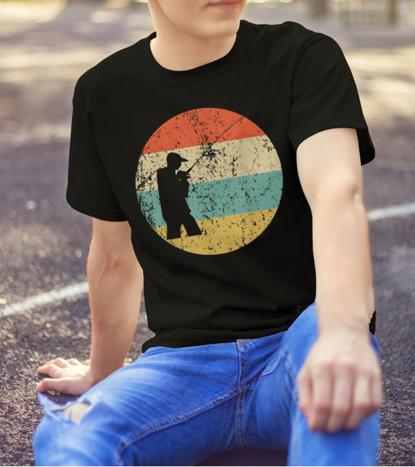 Vintage Fisherman Retro Fishing T-Shirt