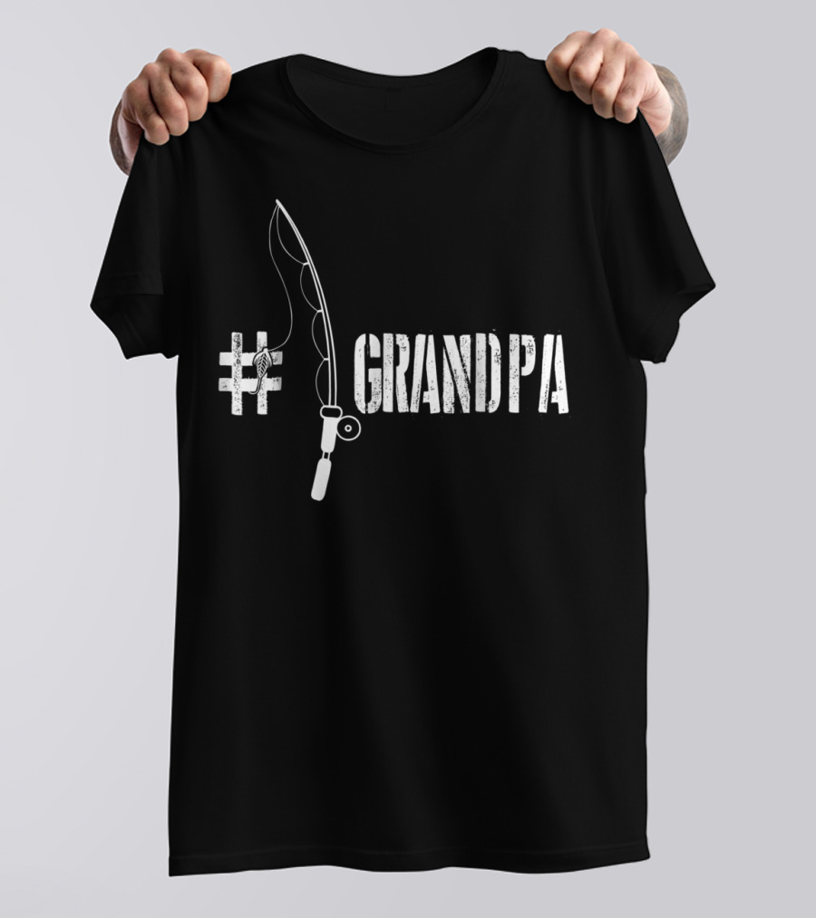 1 Grandpa Fishing Daddy Funny Fisherman T-Shirt