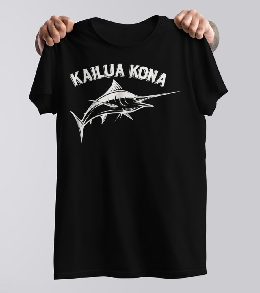 Kailua Kona Hawaii Marlin Fishing T-Shirt