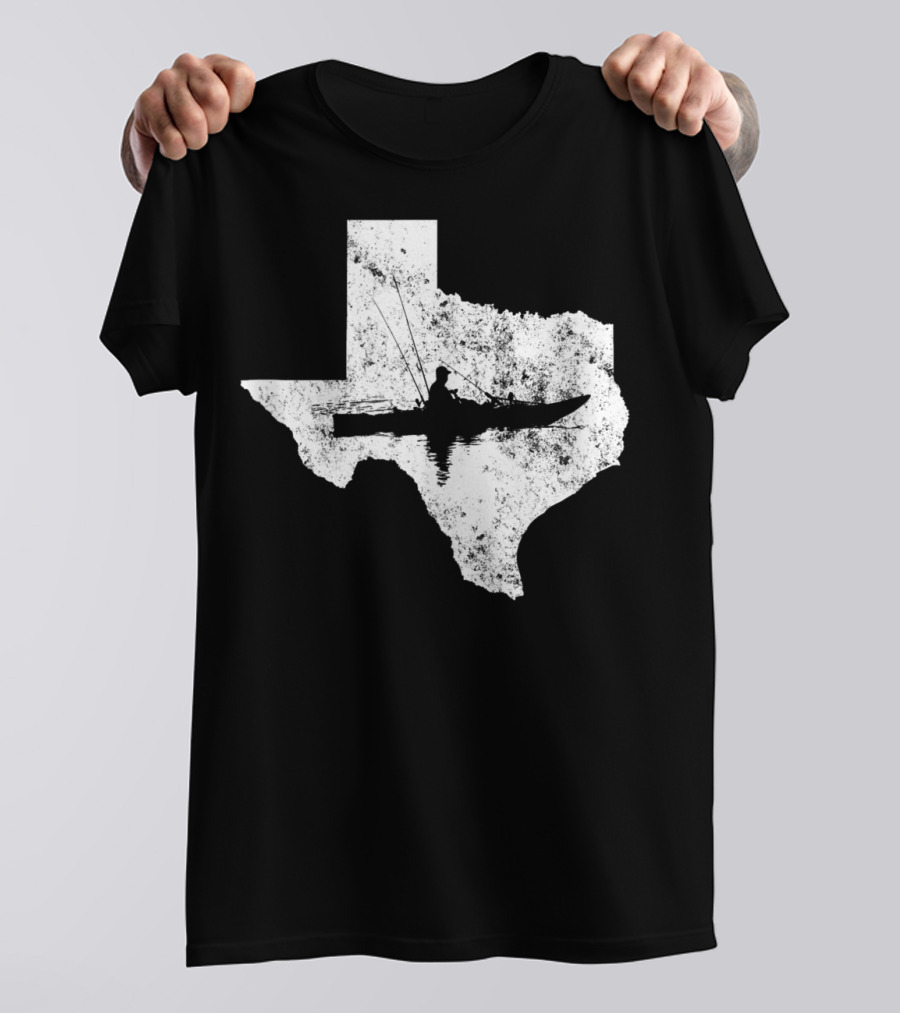 Kayak Fishing In Texas State T-Shirt