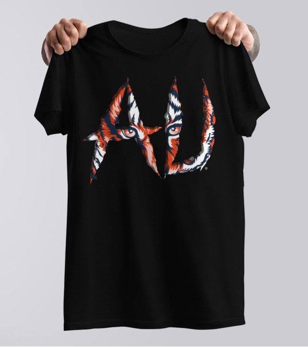 Auburn Tigers AU Tiger Scratch Eyes T-Shirt