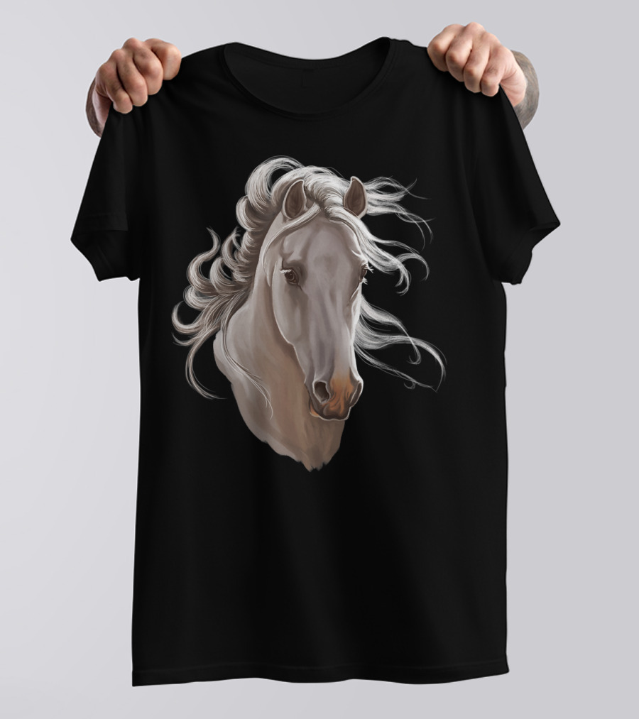 Adorable Horses Artwork With Majestic Horse T-Shirt
