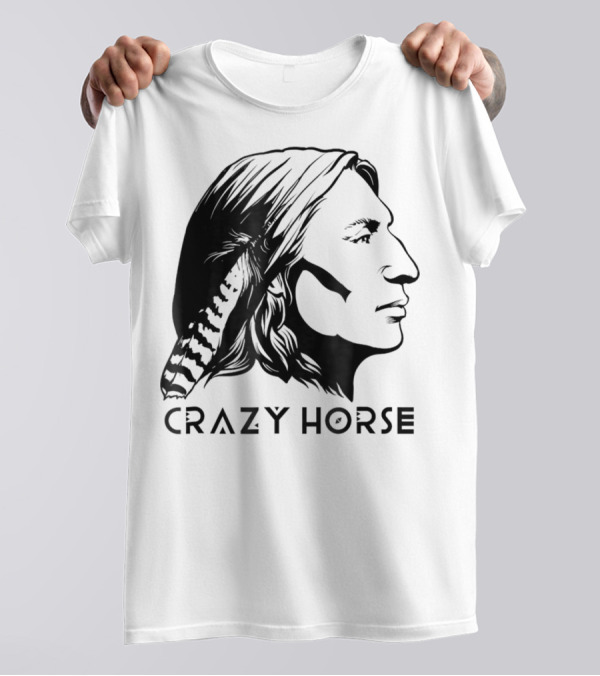 Crazy Horse Native American Profile T-Shirt
