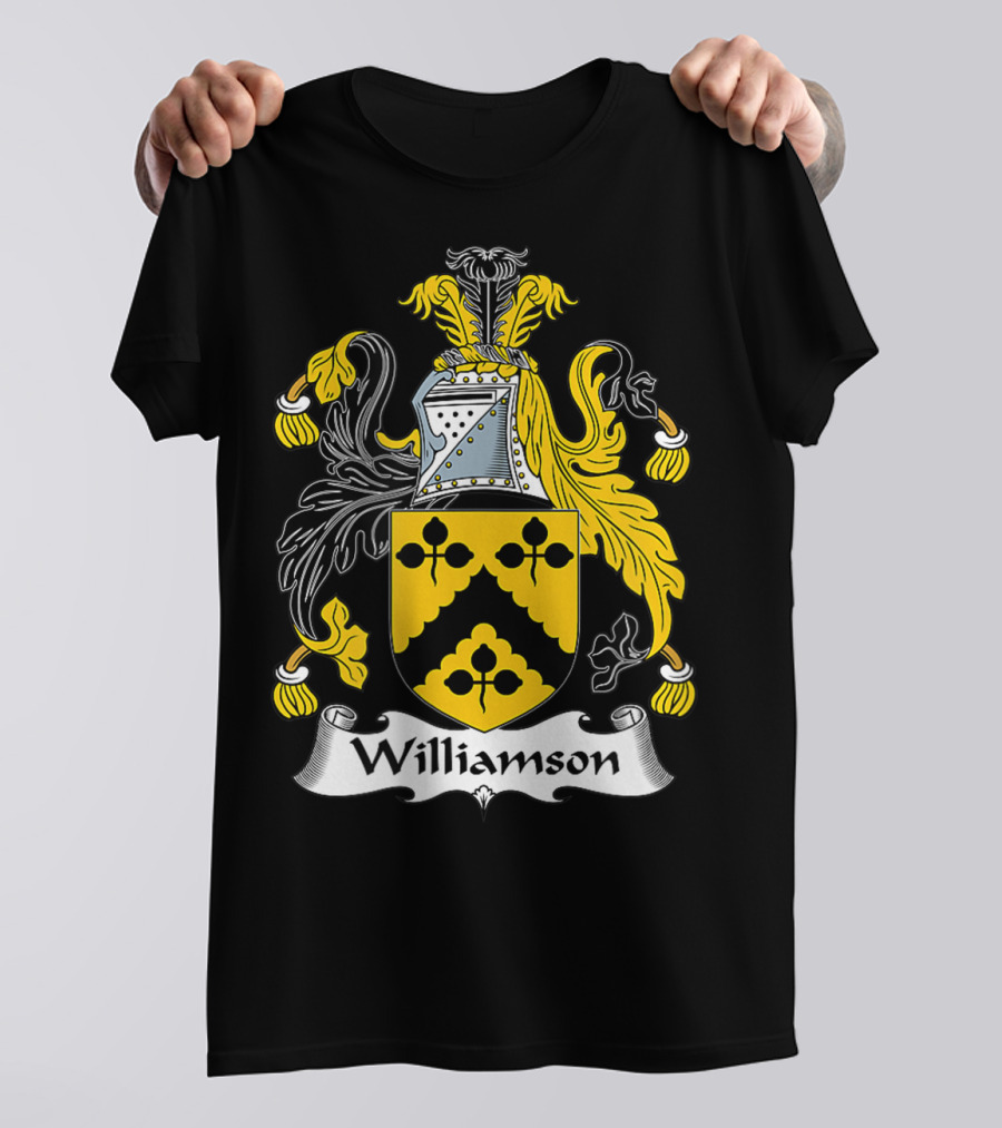 Williamson Family Crest Coat Of Arms Emblem T-Shirt
