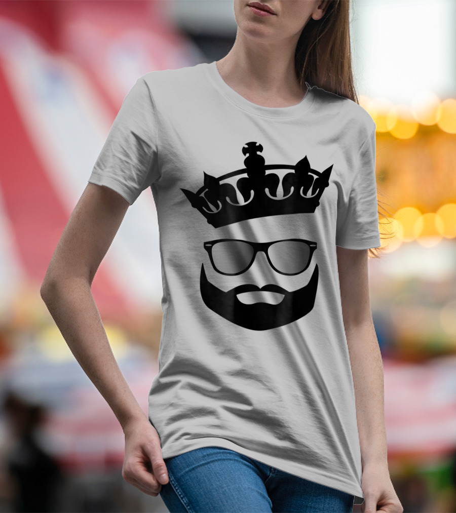 BEARD KINGS SHADES CROWN ICONIC T-Shirt
