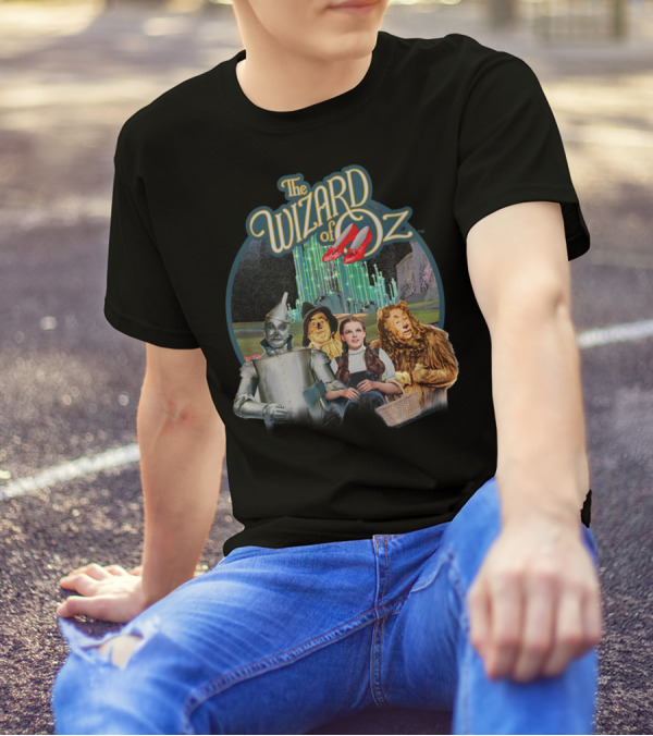 The Wizard Of Oz Dorothy Tin Man Scarecrow Cowardly Lion Emerald City T-Shirt