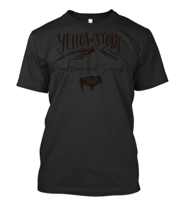 Yellowstone National Park Mountain Bison 1872 T-Shirt