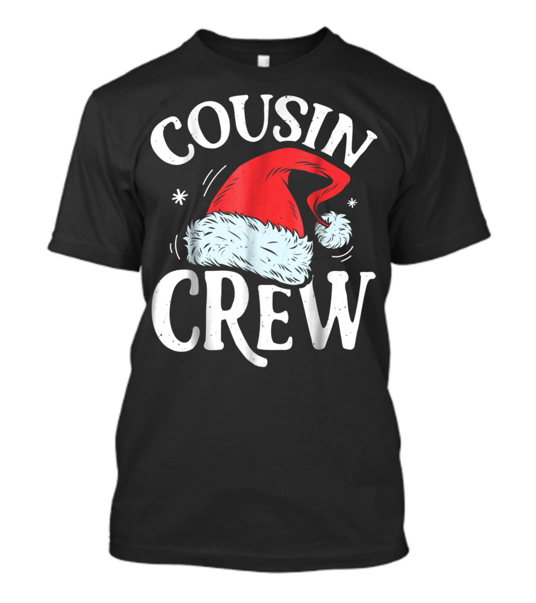 Cousin Crew Santa Christmas Family Matching Holiday Hat 9R T-Shirt