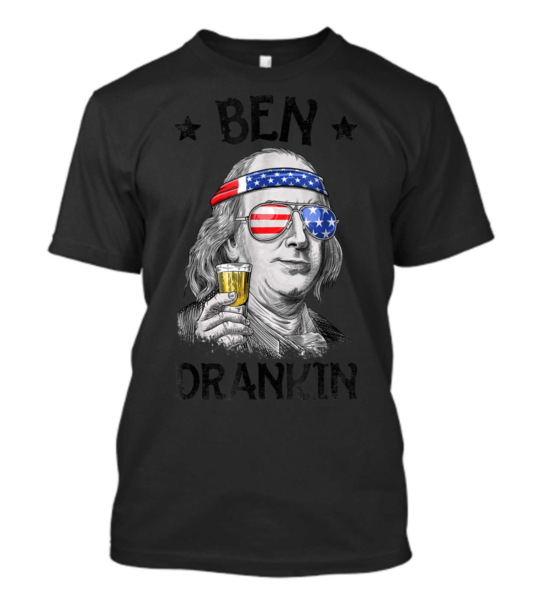 Ben Drankin July 4Th Benjamin Franklin Patriotic Beer T-Shirt