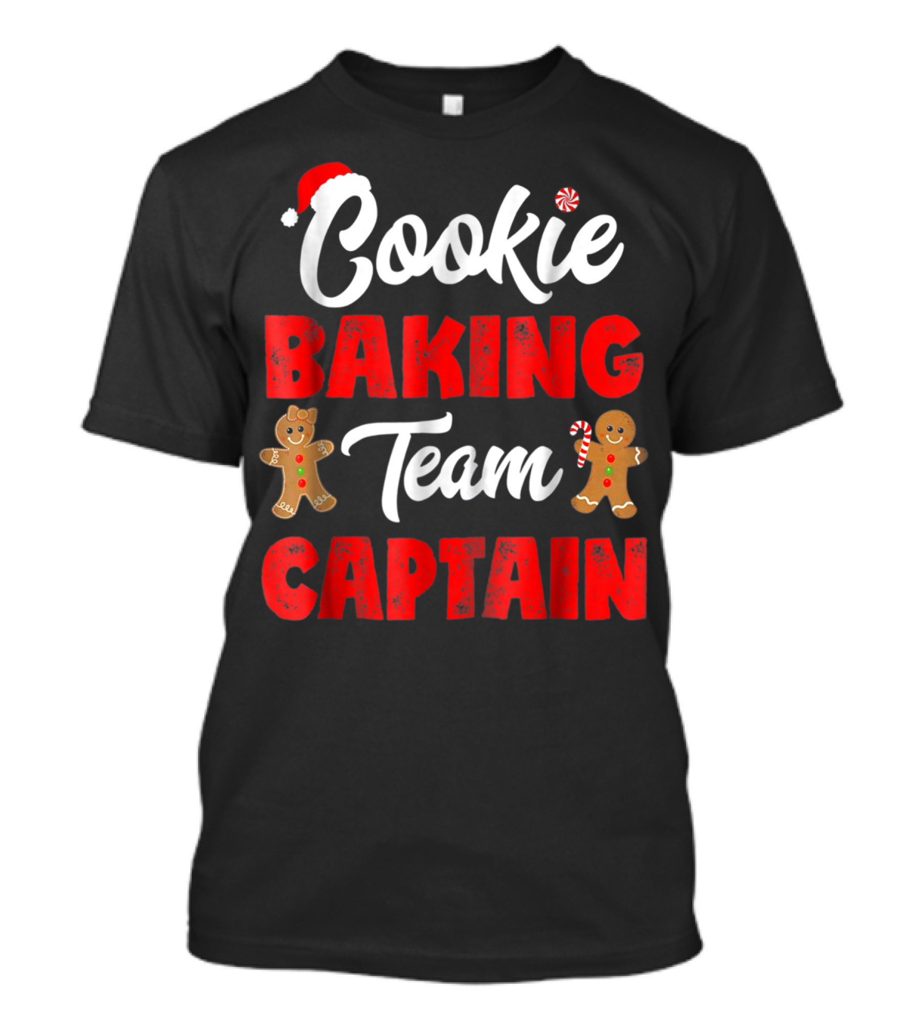 Cookie Baking Team Captain Christmas Holiday Gingerbread T-Shirt