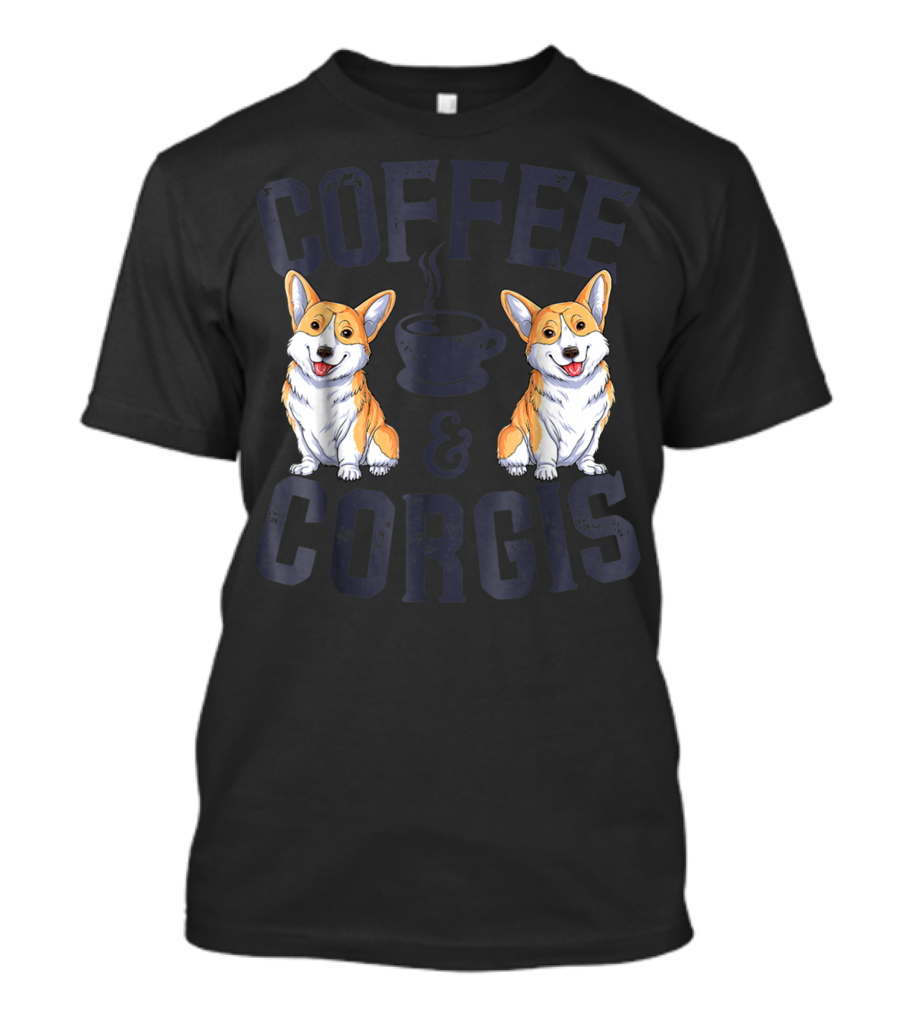 Coffee And Corgis Welsh Corgi Kids Boys Dog 15 T-Shirt