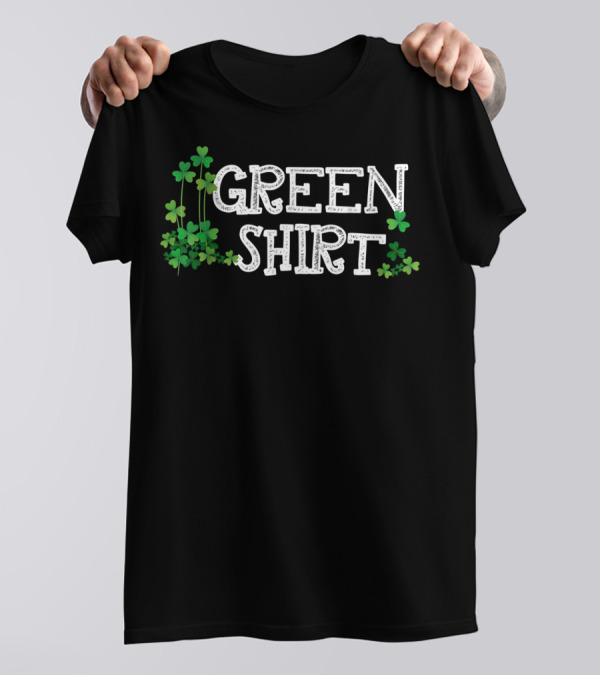 GREEN SHIRT Shamrock Clusters T-Shirt
