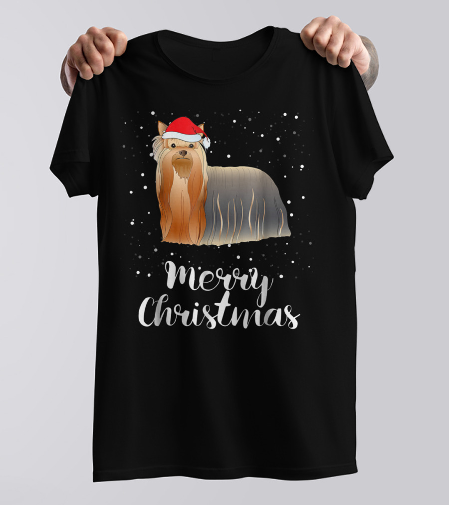 Merry Christmas Shih Tzu Family Group Matching T-Shirt